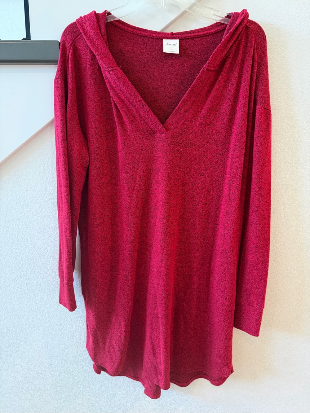 Soma V-Neck Hooded Tunic